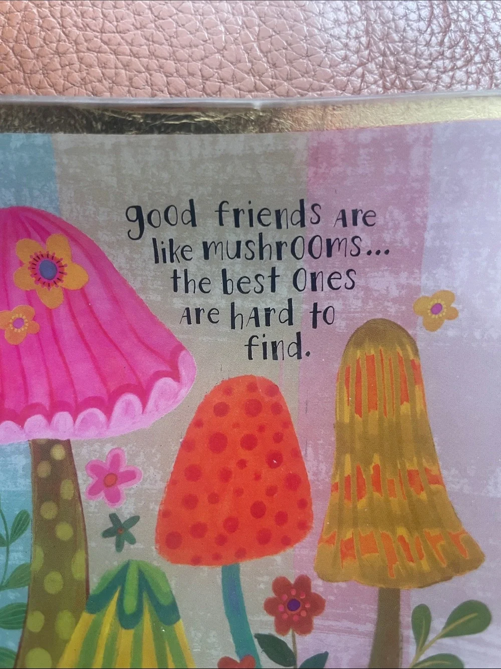 Karma Pink Multicolor Mushroom Jewelry Dish